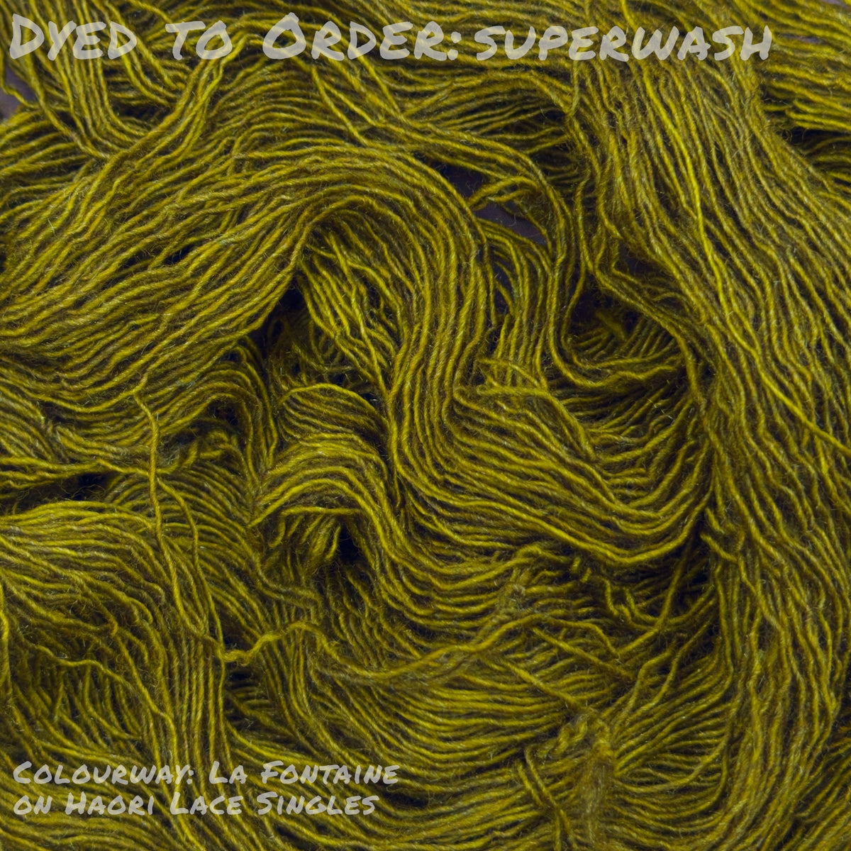 Dyed To Order: Superwash