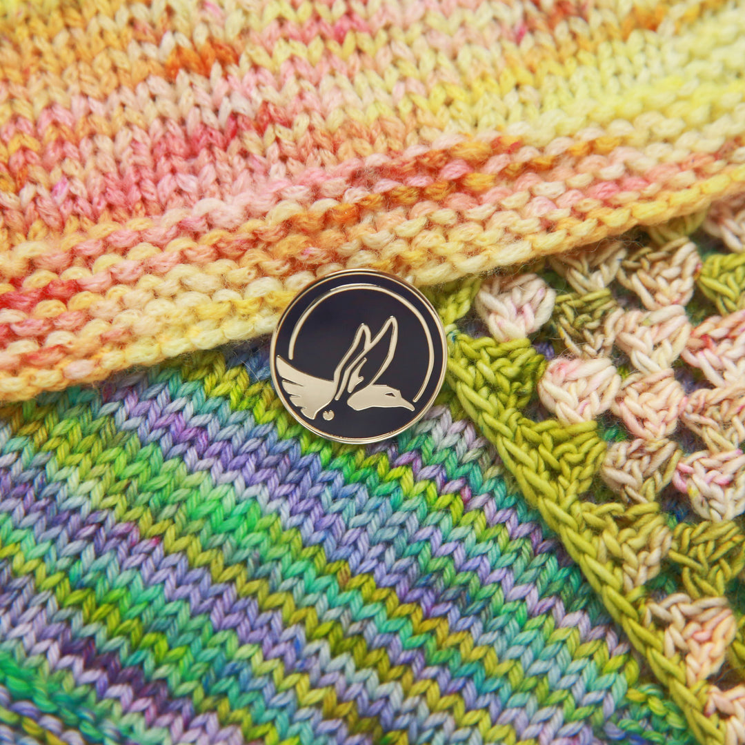 The Hare &amp; The Crow Logo Pin